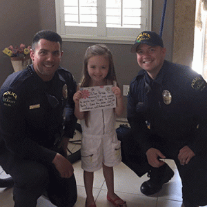 Oakley Police accept invite to birthday party (July 21)