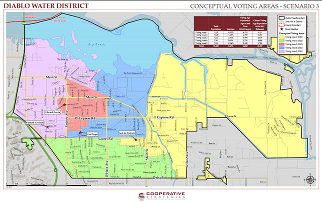 Diablo Water District Set to Discuss District Election Maps