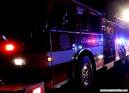 Discovery Bay Home Damaged in Fire Saturday Evening