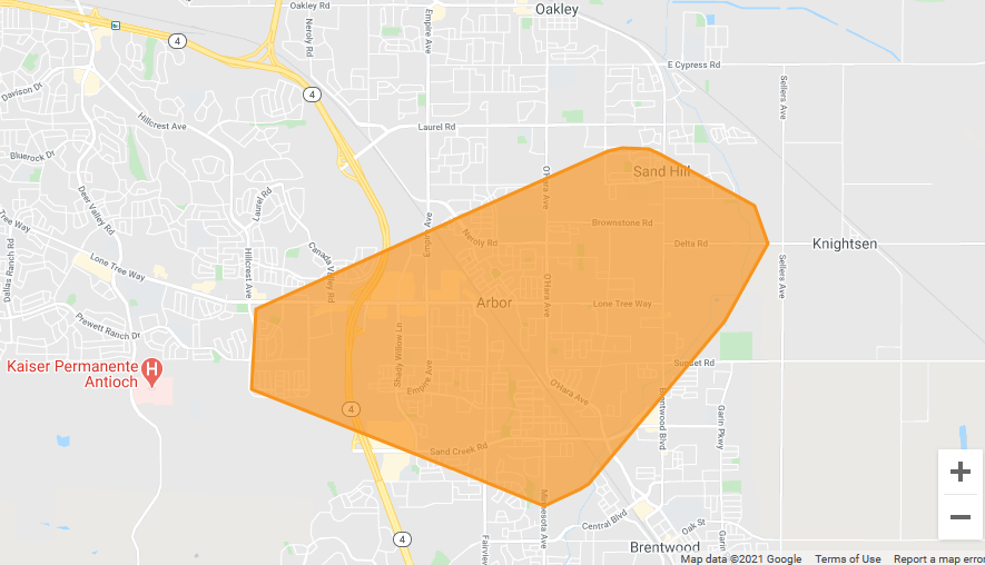 Power Outage Impacting 4,600 in Brentwood and Oakley