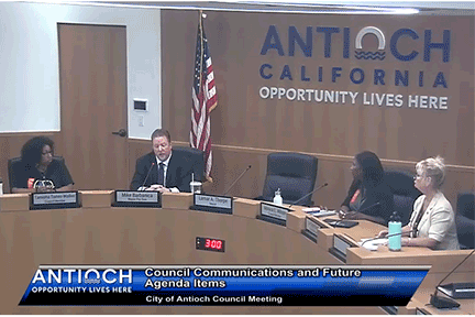 After Agreeing to Special Meeting to Censure Antioch Mayor, Wilson Opts Out